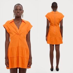 Alice + Olivia Mila Dress in Orange